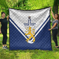 Custom Finland Ice Hockey We are Champions Quilt Sporty Style Come on Leijonat