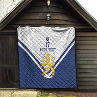 Custom Finland Ice Hockey We are Champions Quilt Sporty Style Come on Leijonat