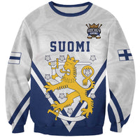 Custom Finland Ice Hockey We are Champions Sweatshirt Sporty Style Come on Leijonat
