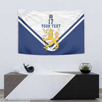 Custom Finland Ice Hockey We are Champions Tapestry Sporty Style Come on Leijonat