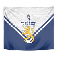 Custom Finland Ice Hockey We are Champions Tapestry Sporty Style Come on Leijonat