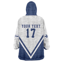 Custom Finland Ice Hockey We are Champions Wearable Blanket Hoodie Sporty Style Come on Leijonat