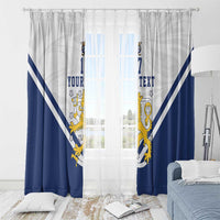 Custom Finland Ice Hockey We are Champions Window Curtain Sporty Style Come on Leijonat