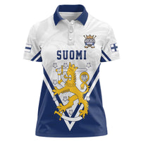 Custom Finland Ice Hockey We are Champions Women Polo Shirt Sporty Style Come on Leijonat