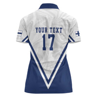 Custom Finland Ice Hockey We are Champions Women Polo Shirt Sporty Style Come on Leijonat