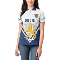 Custom Finland Ice Hockey We are Champions Women Polo Shirt Sporty Style Come on Leijonat