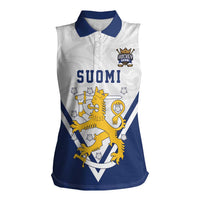 Custom Finland Ice Hockey We are Champions Women Sleeveless Polo Shirt Sporty Style Come on Leijonat
