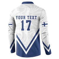 Custom Finland Ice Hockey Lion Mascot Button Sweatshirt Sporty Style Come on Leijonat