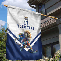 Custom Finland Ice Hockey Lion Mascot Garden Flag Sporty Style Come on Leijonat