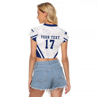 Custom Finland Ice Hockey Lion Mascot Raglan Cropped T Shirt Sporty Style Come on Leijonat