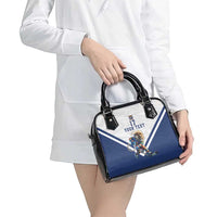 Custom Finland Ice Hockey Lion Mascot Shoulder Handbag Sporty Style Come on Leijonat