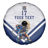 Custom Finland Ice Hockey Lion Mascot Spare Tire Cover Sporty Style Come on Leijonat