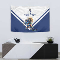 Custom Finland Ice Hockey Lion Mascot Tapestry Sporty Style Come on Leijonat