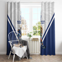 Custom Finland Ice Hockey Lion Mascot Window Curtain Sporty Style Come on Leijonat