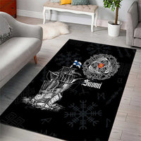 Finland Vikings Culture Area Rug Suomi Viking Ships