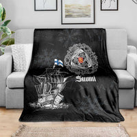 Finland Vikings Culture Blanket Suomi Viking Ships