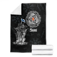 Finland Vikings Culture Blanket Suomi Viking Ships