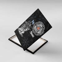 Finland Vikings Culture Canvas Wall Art Suomi Viking Ships