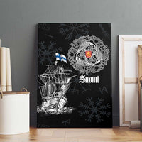 Finland Vikings Culture Canvas Wall Art Suomi Viking Ships
