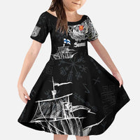 Finland Vikings Culture Family Matching Mermaid Dress and Hawaiian Shirt Suomi Viking Ships
