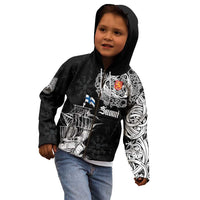 Finland Vikings Culture Kid Hoodie Suomi Viking Ships