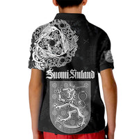 Finland Vikings Culture Kid Polo Shirt Suomi Viking Ships