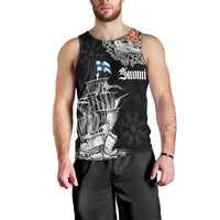 Finland Vikings Culture Men Tank Top Suomi Viking Ships