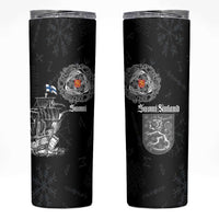 Finland Vikings Culture Skinny Tumbler Suomi Viking Ships