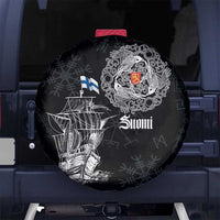 Finland Vikings Culture Spare Tire Cover Suomi Viking Ships