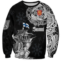 Finland Vikings Culture Sweatshirt Suomi Viking Ships