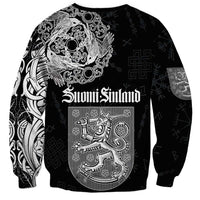 Finland Vikings Culture Sweatshirt Suomi Viking Ships