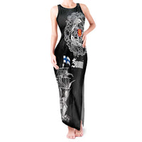 Finland Vikings Culture Tank Maxi Dress Suomi Viking Ships