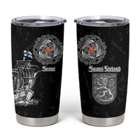 Finland Vikings Culture Tumbler Cup Suomi Viking Ships