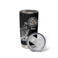Finland Vikings Culture Tumbler Cup Suomi Viking Ships