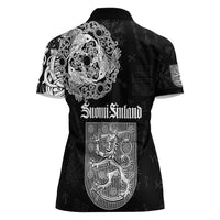 Finland Vikings Culture Women Polo Shirt Suomi Viking Ships