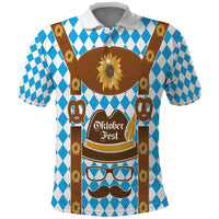 Germany Oktoberfest Polo Shirt Lederhosen Costume