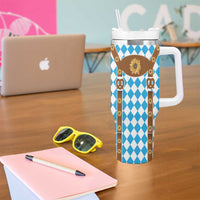 Germany Oktoberfest Tumbler With Handle Lederhosen Costume
