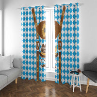 Germany Oktoberfest Window Curtain Lederhosen Costume