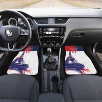 Custom France Basketball Car Mats Eiffel Tower Sporty Style