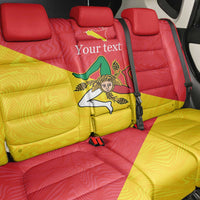Personalized Italy Sicily Back Car Seat Cover Sicilia Gorgoneion with Triskeles