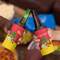 Personalized Italy Sicily 4 in 1 Can Cooler Tumbler Sicilia Gorgoneion with Triskeles