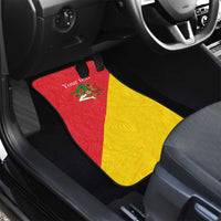 Personalized Italy Sicily Car Mats Sicilia Gorgoneion with Triskeles