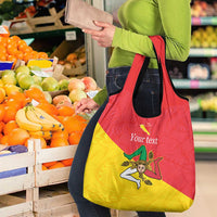 Personalized Italy Sicily Grocery Bag Sicilia Gorgoneion with Triskeles