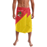 Personalized Italy Sicily Lavalava Sicilia Gorgoneion with Triskeles