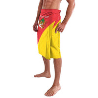 Personalized Italy Sicily Lavalava Sicilia Gorgoneion with Triskeles