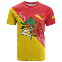 Personalized Italy Sicily T Shirt Sicilia Gorgoneion with Triskeles