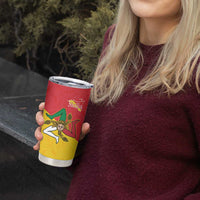 Personalized Italy Sicily Tumbler Cup Sicilia Gorgoneion with Triskeles