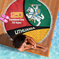 Lithuania Statehood Day July 6 Beach Blanket Lietuva Tevyne musu