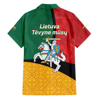 Lithuania Statehood Day July 6 Family Matching Long Sleeve Bodycon Dress and Hawaiian Shirt Lietuva Tevyne musu