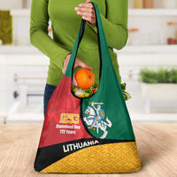 Lithuania Statehood Day July 6 Grocery Bag Lietuva Tevyne musu